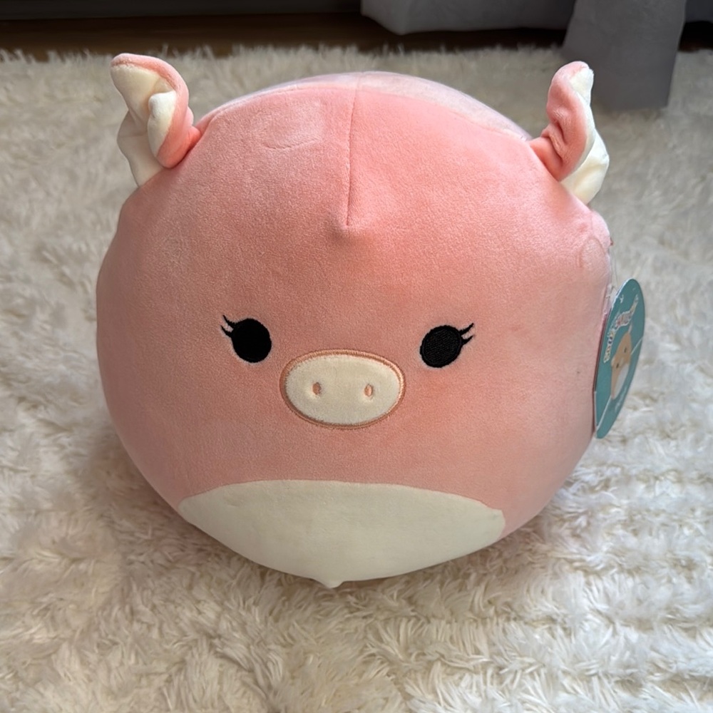 Squishmallows Pink Pig Plush Toy